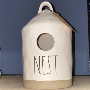 Rae Dunn nest birdhouse